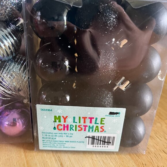 3 Packages of Mini Ornaments by My Little Christmas - Over 100 Ornaments - Picture 4 of 9